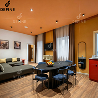 Ensembles de meubles de chambre d'hôtel durables et écologiques au design moderne pour hôtels et appartements, solutions clés en main OEM ODM personnalisées