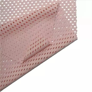 Usine en gros 100% polyester tricoté chaîne 11*1 <span class=keywords><strong>maille</strong></span> tissu grand trou circulaire léger pour vêtements de sport soutien-gorge bikini sexywear - Product Image 3