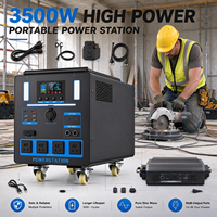 Centrale Électrique Portable OEM 3500W 3000Wh au Lithium Fer Phosphate à Onde Sinusoïdale Pure, Générateur Solaire pour Camping, VR et Sauvegarde Domestique