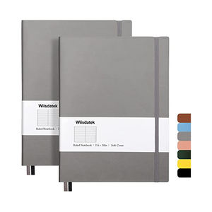 Carnet de notes en cuir PU personnalisé A4 A5 B5, impression directe d'usine, couverture rigide - Product Image 3