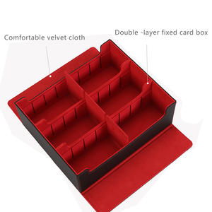 Boîte de rangement exclusive transfrontalière à trois rangées pour cartes, grande capacité, étanche et résistante à l'usure, pour jeux de société <span class=keywords><strong>Yu</strong></span>-<span class=keywords><strong>Gi</strong></span>-<span class=keywords><strong>Oh</strong></span> et Pokémon - Product Image 2