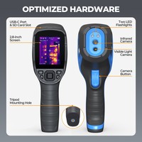 TOPDON TC005 approvisionnement d'usine haute résolution 256*192 Portable Portable android voiture infrarouge Scanner thermique imagerie caméra imageur