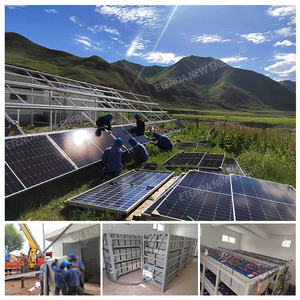 Batteries rechargeables Conception OEM Empilables 10kwh 20kwh 50kwh Lifepo4 Batteries Système solaire <span class=keywords><strong>hybride</strong></span> Système de panneaux solaires hors réseau - Product Image 5