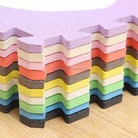 Matras Puzzle Busa EVA Mudah Dirawat Berbagai Ukuran Halus 30x30 cm Ubin Busa Puzzle Bebas Formaldehida Matras Bermain Bayi Blok