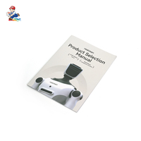 Pamphlet professionnel personnalisé imprimé, relié à cheval, pour guide d'utilisation de robots, en papier kraft et format sur mesure