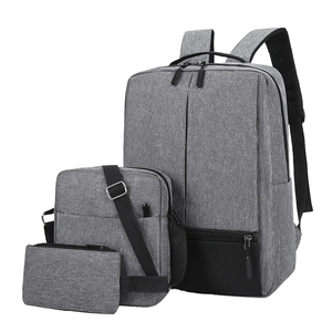 Mochila Impermeable GQ Unisex <span class=keywords><strong>de</strong></span> Gran Capacidad, Juego <span class=keywords><strong>de</strong></span> Tres Piezas, con Carga USB, para Estudiantes y Negocios, para <span class=keywords><strong>Computadora</strong></span>, <span class=keywords><strong>de</strong></span> Poliéster, con Diseño <span class=keywords><strong>de</strong></span> Personajes - Product Image 1