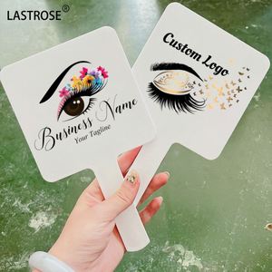 Handheld Pocket Makeup <b>Mirror</b> Vintage Personalized Portable Mini Pink Heart Hand Held Vanity <b>Mirror</b> With Logo - Product Image 3