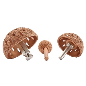 SHDIATOOL Cabezal de Pulido Tipo Cuenco de Acero de Tungsteno de 42/55mm con Vástago Redondo/de Ajuste Rápido <span class=keywords><strong>para</strong></span> Reparación de Neumáticos - Product Image 2
