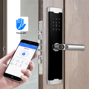 नया डिजाइन स्मार्ट इलेक्ट्रिक डिजिटल कीपैड दरवाजा लॉक टलॉक ट्यूया ऐप लॉक करता है - Product Image 6