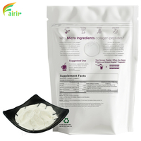 Poudre de peptides de collagène multi-sources 1 lb, collagène hydrolysé de bœuf et de poisson, nourri à l'herbe, sans arôme, supplément en vrac pour la vente en gros