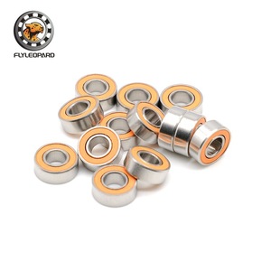 ลูกปืนเซรามิก Flyleopard ขนาด 5x11x3 มม. ป้องกันด้วยยาง สำหรับรอกเบทคาสติ้ง - Product Image 4