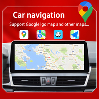 LELV 1920*720p Ultra-tipis-12.3" Qualcomm 665 Layar Sentuh Android 14 Radio Navigasi GPS Mobil Kamera Mundur 4GB X6 untuk BMW 2