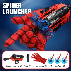 Lanciatore di Ragnatele <span class=keywords><strong>Spider</strong></span>-<span class=keywords><strong>Man</strong></span> Giocattolo Cosplay con 2 Bombolette di Ragnatele, Giocattolo Gadget Novità da Polso in PVC per Eroi, Età 14+ - Product Image 5