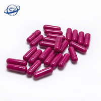 Capsules vides de gélatine osseuse rose de haute qualité, tailles 1, 2, 3, faible MOQ de 1 carton et échantillons gratuits