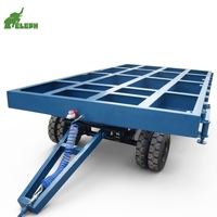 Remorque porte-conteneurs squelette à 4 roues 20FT 40FT pour transport