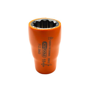 Prise chromée 1000V isolée 3/8 ''12 points 18mm Hex de qualité bricolage pour l'entretien et la réparation Support OEM personnalisable - Product Image 1