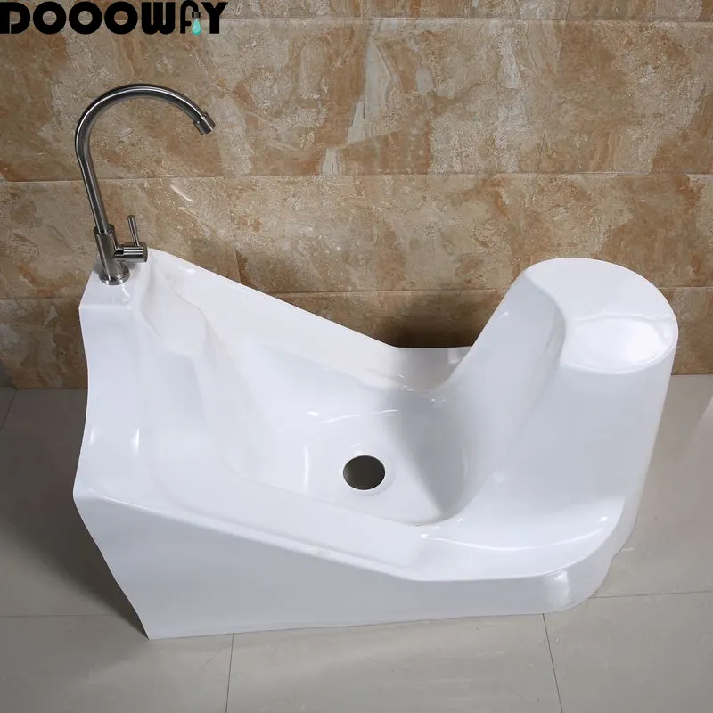 Bacia de lavatório feito clássico wudu