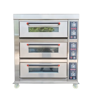 <span class=keywords><strong>Four</strong></span> à pâtisserie professionnel commercial à double porte française, à gaz, avec thermostat réglable, pour boulangerie - Product Image 6