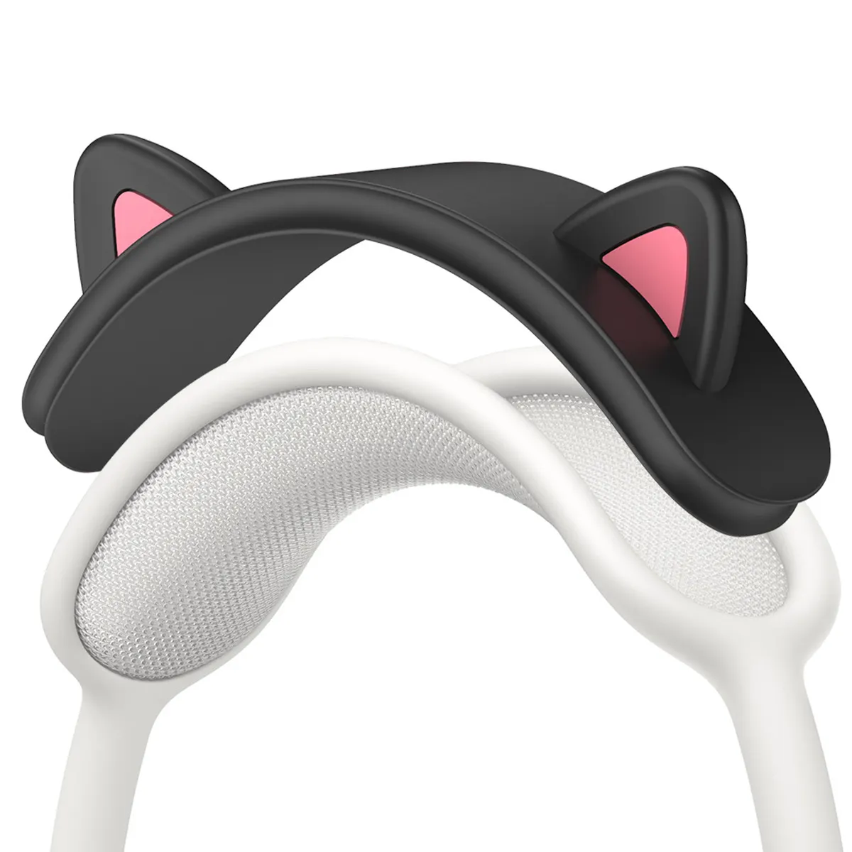 Custodia per auricolari con protezione morbida in stile coreano e giapponese con orecchie di gatto per airpods max TPC