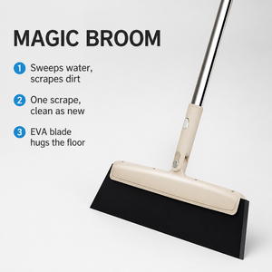 Escobilla Mágica de EVA para Limpiar Agua, Raspador de Piso, Limpiador de Acero Inoxidable que Recoge Agua y Raspita la Suciedad para Bañ<span class=keywords><strong>o</strong></span>, Cocina y Azulejos - Product Image 1