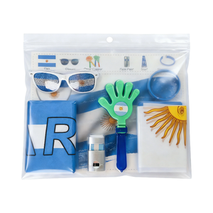Ensemble de supporters <span class=keywords><strong>Mexique</strong></span> 2026 : Écharpe en polyester, lunettes, bracelet, cache-visage, drapeau imprimé UV, certifié BSCI - Product Image 3
