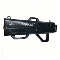 Pistolet à fumée à colonne d'air LED RGB 1500W, machine à brouillard portable en fer pour DJ, clubs et organisateurs d'événements