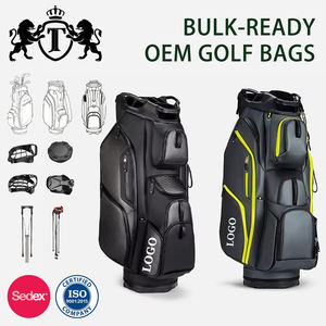 Premium Vessel <b>Golf</b> Cart <b>Bag</b> Style Custom Lightweight Portable Waterproof 14 Way Top Luxury Pu Leather <b>Golf</b> <b>Bag</b> for Men - Product Image 1