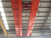 Vente directe usine chinoise : Pont roulant électrique à double poutre de type LH de 5 à 32 tonnes pour systèmes de poste de travail