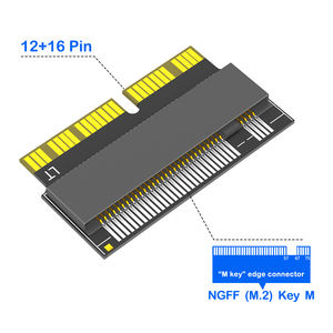 MacBookAir Pro Retina Mitte 2013 2014 2015 2016 2017 NVME/AHCI SSD Verbessertes Kit A1465 A1466 <span class=keywords><strong>M</strong></span>.2 NVME SSD-Konvertierungs adapter - Product Image 2