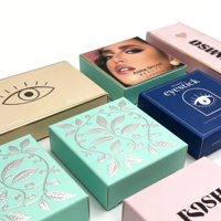 Boîte en papier de style dossier haut de gamme personnalisée Freshgo pour l'emballage des lentilles de contact, recyclable et écologique, emballage OEM