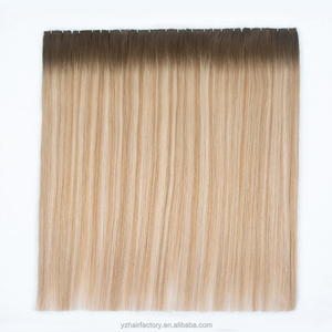 Cheveux vierges Remy doublement étirés, 100 % naturels, cuticules alignées, livraison rapide en gros, plusieurs mèches balayage papillon pour la beauté - Product Image 6