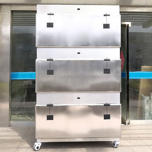 Équipement vétérinaire OSCAT, cages pour chats à 3 niveaux, 9 portes, avec lumière chaude, en acier inoxydable 304, enclos pour chats, cliniques vétérinaires - Product Image 6