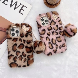 เคสโทรศัพท์ขนปุยน่ารัก,เคสนิ่ม Tpu ซิลิโคนคลุมด้านหลังลายเสือดาวสำหรับปี IPhone14 13 12 11 Pro Max X Xs Max Xr 6 7 8 Plus - Product Image 1