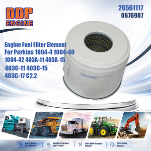 อะไหล่เครื่องจักรก่อสร้าง 26561117 0676987 ไส้กรองน้ำมันเชื้อเพลิงสำหรับเครื่องยนต์ Perkins 1004-4 1004-40 1004-42 403A-11 403A-15 403C-11 - Product Image 2