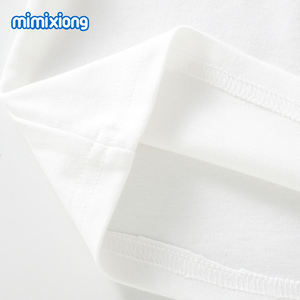 2023 primavera bambino felpa <span class=keywords><strong>top</strong></span> boutique manica lunga girocollo t-shirt bambino solido bianco abbigliamento per bambini per bambino - Product Image 5