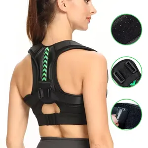 Correttore de postura piastra posteriore Strap supporto poster correttore tutore spalla postura cintura correttore per uomo e donna