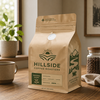 Sacs d'emballage en plastique souple OEM en gros, sachets refermables de 8 oz et 1 lb, personnalisés pour l'emballage alimentaire des noix