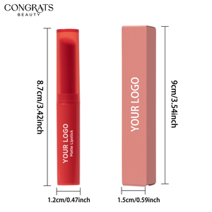 Vente en gros de rouge à lèvres coloré étiqueté sur mesure Formule hydratante non desséchante <span class=keywords><strong>Baume</strong></span> à lèvres mat nourrissant - Product Image 6
