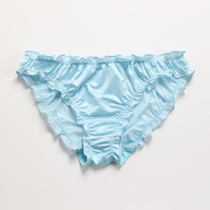 <span class=keywords><strong>Culottes</strong></span> pour femmes, belles, lisses, taille basse, plis, haute élasticité, couleur bonbon brillante, douces, mignonnes, de haute qualité, en satin pour filles - Product Image 3