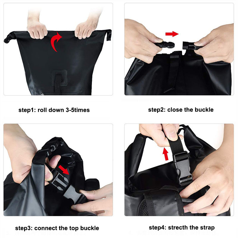 product-750-750 Custom Logo Tarpaulin Outdoor Quick Dry Hotsale Large 50L Foldable Waterproof Camping Backpack Bag