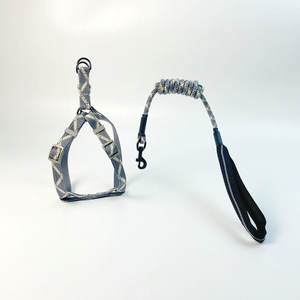 Fabricante al por mayor suministro acolchado de nailon sólido moda reflectante arnés de pecho estilo correa de perro con cintas para perros pequeños - Product Image 3