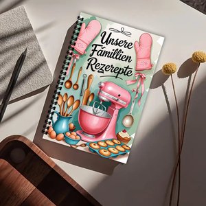 Rehe A5 xoắn ốc ràng buộc nấu ăn kế hoạch với bìa tùy chỉnh trang bên trong cho công thức nấu ăn cá nhân & nhật ký thực phẩm-Quà Tặng - Product Image 2
