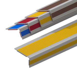 Sàn Thảm vinyl nhựa linh hoạt PVC cao su viền thảm quá trình chuyển đổi và bảo vệ TRIM dải cầu thang nosing - Product Image 2