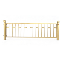 Panneaux de clôture en fer forgé de conception moderne pour l'extérieur et clôture en treillis métallique pour jardin avec un design élégant