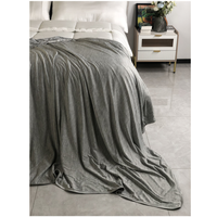 Couverture tricotée en nylon mica style européen et américain, ultra douce, confortable et rafraîchissante, pour la maison, vente en gros OEM