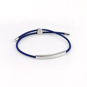 Engraving Personalized ID Logo <b>Bracelet</b> Stainless Steel <b>Silver</b> Gold Rectangular Stamping Blanks Bar <b>Charm</b> <b>Bracelet</b> - Product Image 5