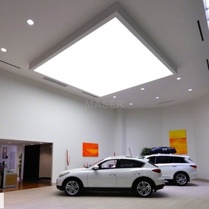 Boîte à lumière LED 3CCT personnalisée à intensité variable Systèmes de plafond extensible à film souple ignifugé UV pour la beauté et l'entretien de la voiture - Product Image 3