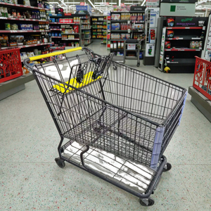 Chariot de courses de supermarché pliable en métal de grande capacité 240L, super pratique, chariot de courses de supermarché - Product Image 1