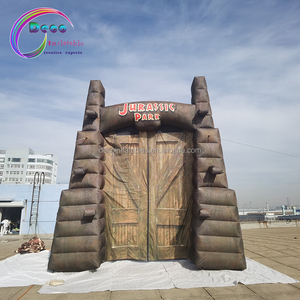 قوس مدخل حديقة الجوراسية القابل للنفخ مخصص للحديقة الترفيهية - Product Image 3