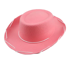 Chapeau de <span class=keywords><strong>cowboy</strong></span> vintage unisexe réglable en feutre marron et rouge pour enfants, casquette décontractée western en jean pour l'extérieur, toutes saisons, réglable - Product Image 3